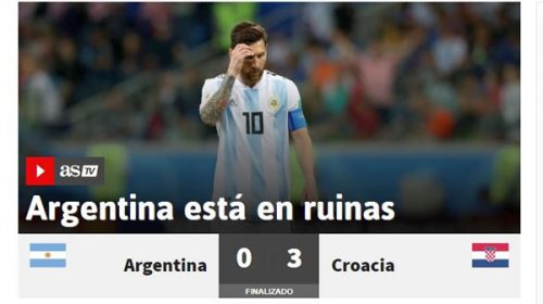 “Argentina está en ruinas”, el análisis de los medios extranjeros sobre la derrota de la Selección