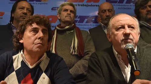 Las dos CTA anunciaron un paro y marcha para el 8 de junio