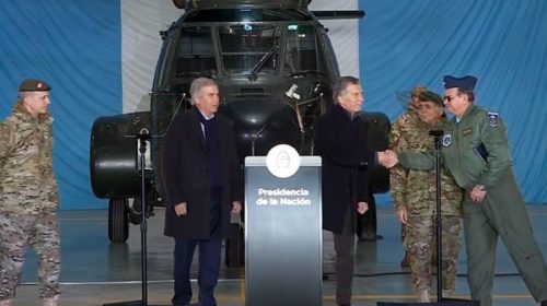 Macri sobre las Fuerzas Armadas: “Es importante que puedan colaborar en la seguridad interior”