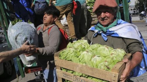 “Verdurazo”: pequeños productores reclaman políticas para el sector