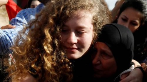 Tras 8 meses de cárcel, liberaron a la adolescente palestina que cacheteó a un militar