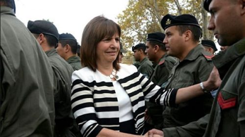 Para Patricia Bullrich, “es un invento” decir que habrá militares en las calles