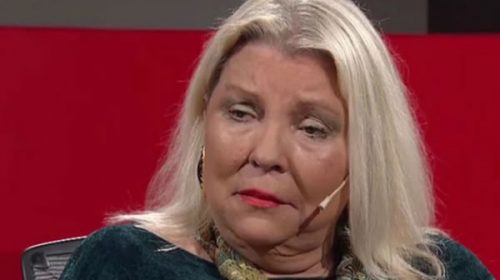 Los consejos de Carrió para afrontar la crisis: quedarnos tranquilos, apagar la tele y dar propina