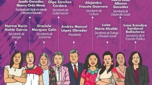 El flamante presidente mexicano presentó su gabinete “feminista”