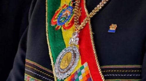 La medalla y la banda presidenciales de Bolivia, robadas y recuperadas en menos de 24 horas