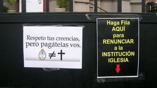 Cuatro mil personas iniciaron el trámite para renunciar a la Iglesia Católica