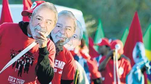Lula quedará hoy inscripto para las presidenciales en Brasil