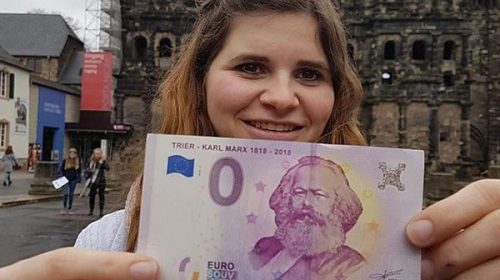 Capitalismo comunista: furor por el billete de Karl Marx