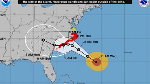 El huracán Florence pone en situación de emergencia cinco Estados de EE UU