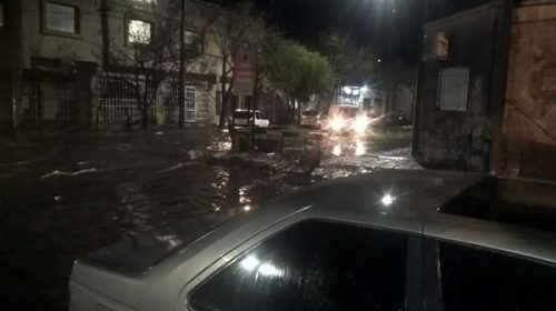 Diamante fue la ciudad más afectada por la tormenta de anoche