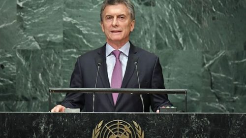 Macri habla en Nueva York ante la ONU