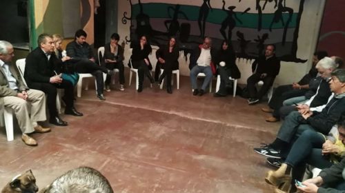 Urribarri se reunió con militantes y dirigentes de Gualeguay