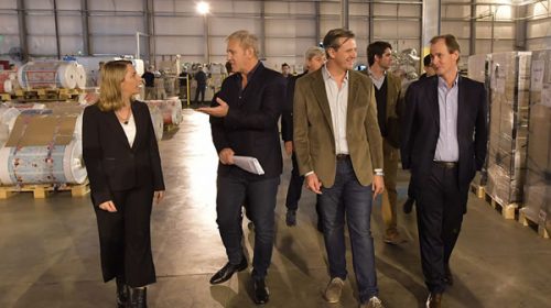 Bordet destacó la importancia de generar vínculos y estímulos para la industria en la provincia
