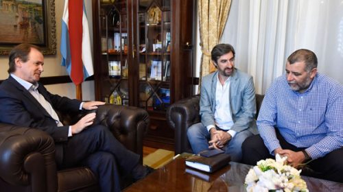 Bordet repasó con el presidente de la Codesal las obras en la zona del perilago de Concordia
