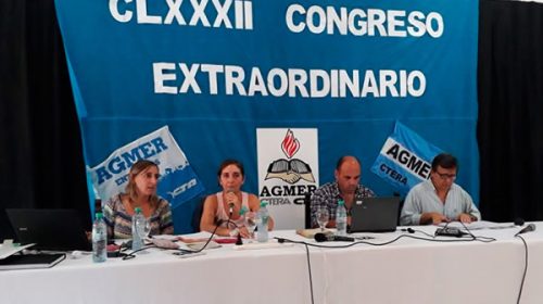 AGMER define hoy en congreso las “estrategias de acciones a seguir”