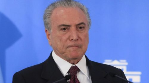 La Policía de Brasil acusó al presidente Michel Temer por corrupción