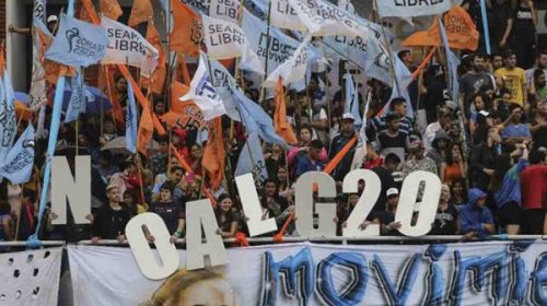 Agrupaciones sociales anunciaron plan de protestas contra el G20