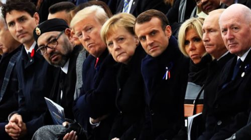 Macron y Merkel cargan contra el nacionalismo de Trump y sus aliados Macron y Merkel cargan contra el nacionalismo de Trump y sus aliados