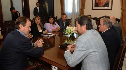 Bordet analizó el Presupuesto 2019 con senadores justicialistas