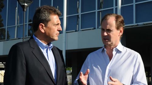 Massa destacó la gestión de Bordet en medio de la crisis que atraviesa el país