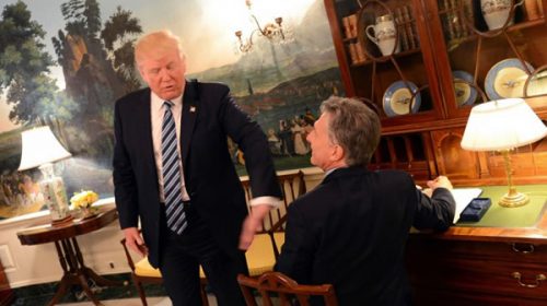 Cancillería confirma hoy que Trump prestará fondos para inversiones en Argentina
