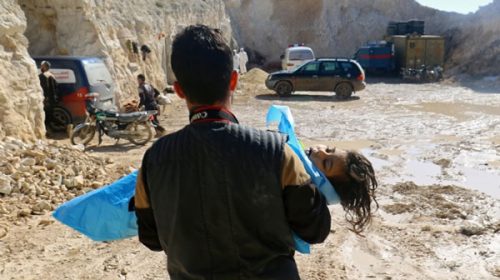 Un nuevo ataque químico causó más de 100 heridos en Siria Un nuevo ataque químico causó más de 100 heridos en Siria