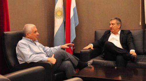 Urribarri recibió a Lauritto en la Cámara de Diputados y hablaron sobre el presupuesto
