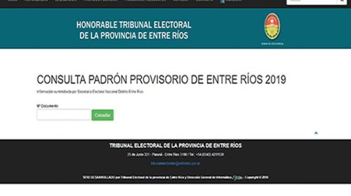 Ya se pueden consultar los padrones electorales provisorios