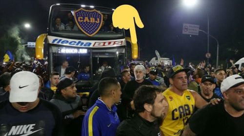 Rafael Di Zeo al frente del operativo de seguridad de Boca rumbo a Ezeiza