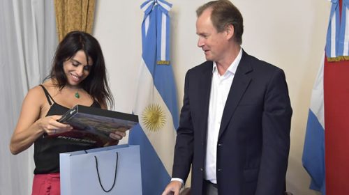 El gobernador recibió a la diputada nacional Victoria Donda