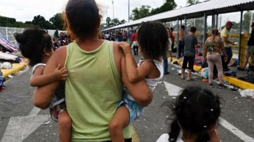 Partió otro grupo desde Honduras rumbo a la frontera de México y Estados Unidos