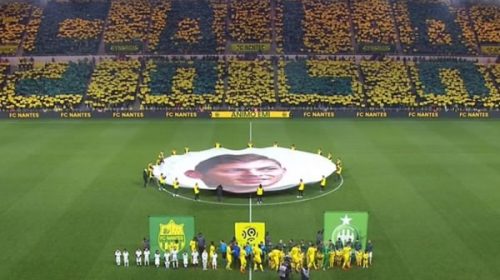 Sentido homenaje a Emiliano Sala en primer partido del Nantes tras su desaparición