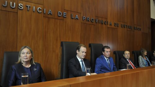 Bordet reafirmó la independencia de los tres Poderes del Estado en Entre Ríos