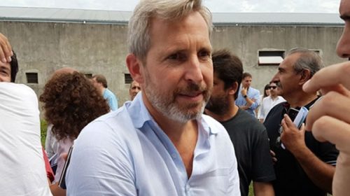 En plena campaña, el ministro Frigerio vuelve por obras a la costa del río Uruguay