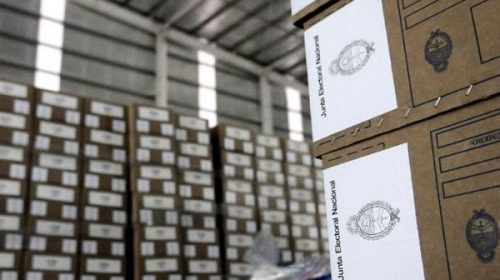 Llegaron las urnas a la Secretaría Electoral