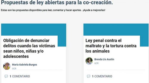 Diputados lanzan una WEB para participar sobre leyes y proyectos