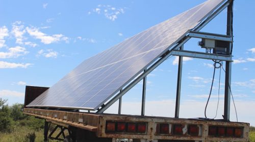 En San Salvador comienzan a producir energía para riego con paneles fotovoltaicos