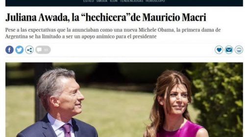 Juliana Awada, una primera dama con sabor a poco