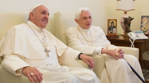 Se viene el encuentro entre Benedicto XVI y el papa Francisco