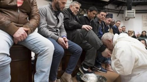 El papa Francisco vuelve a la cárcel en Semana Santa