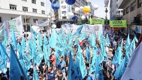Masiva movilización del 4-A contra las políticas del Gobierno: presiones a la CGT