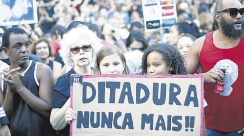 Brasil recordó el 55 aniversario del golpe