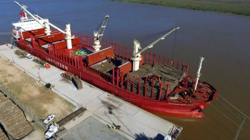 Partirá desde el Puerto de Ibicuy un nuevo barco cargado de madera con destino a China Partirá desde el Puerto de Ibicuy un nuevo barco cargado de madera con destino a China