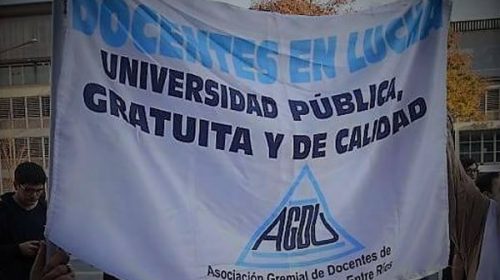 Docentes universitarios entrerrianos van al paro este jueves
