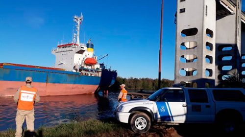 Buque zarpó de Concepción del Uruguay rumbo a China Buque zarpó de Concepción del Uruguay rumbo a China