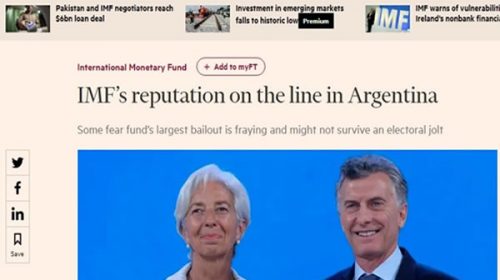 “El FMI se juega su reputación en la Argentina”