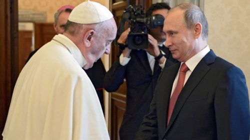 Francisco recibirá a Putin el 4 de julio Francisco recibirá a Putin el 4 de julio