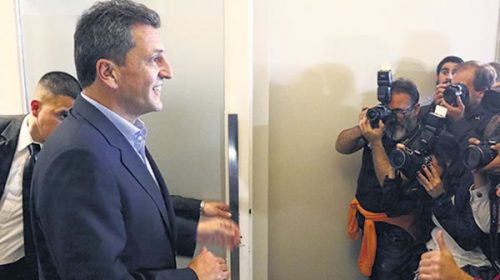 Massa se acerca a la Cámara baja Massa se acerca a la Cámara baja