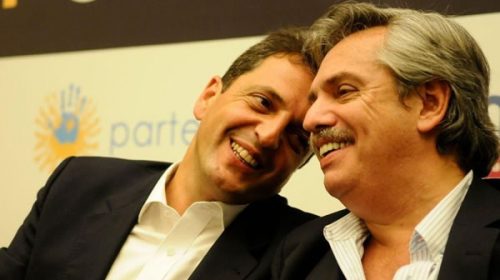 Alberto-Massa: la foto que inaugura la negociación final Alberto-Massa: la foto que inaugura la negociación final