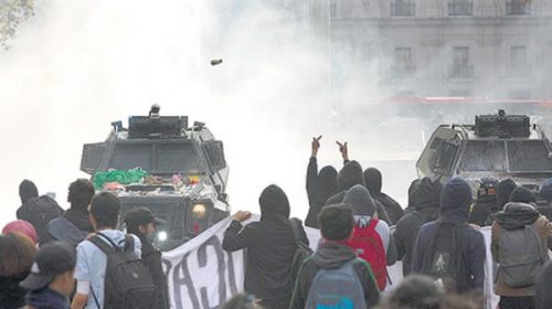 Paro y marcha docente en Chile